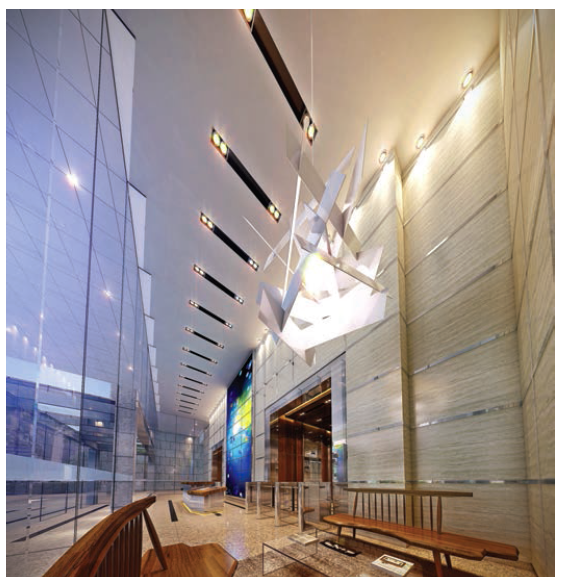 Prudential Tower - Artist’s impression of the lobby after aesthetic enhancements