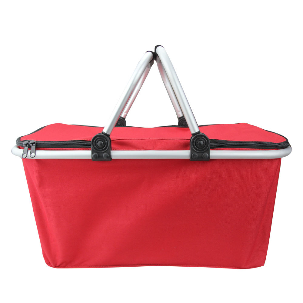 Picnic Basket Camping Insulated Folding Picnic Basket Hamper Shopping