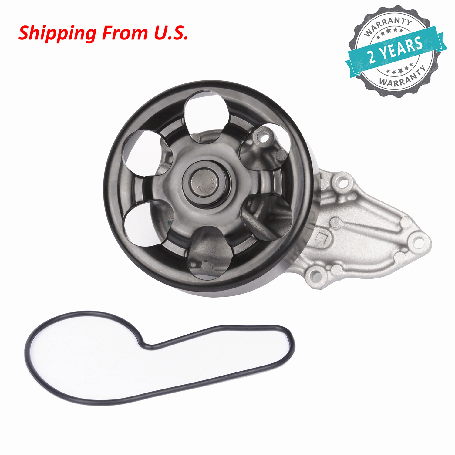 For Honda Accord CR-V Element Acura DOHC 2.4L Engine Water Pump With O-ring