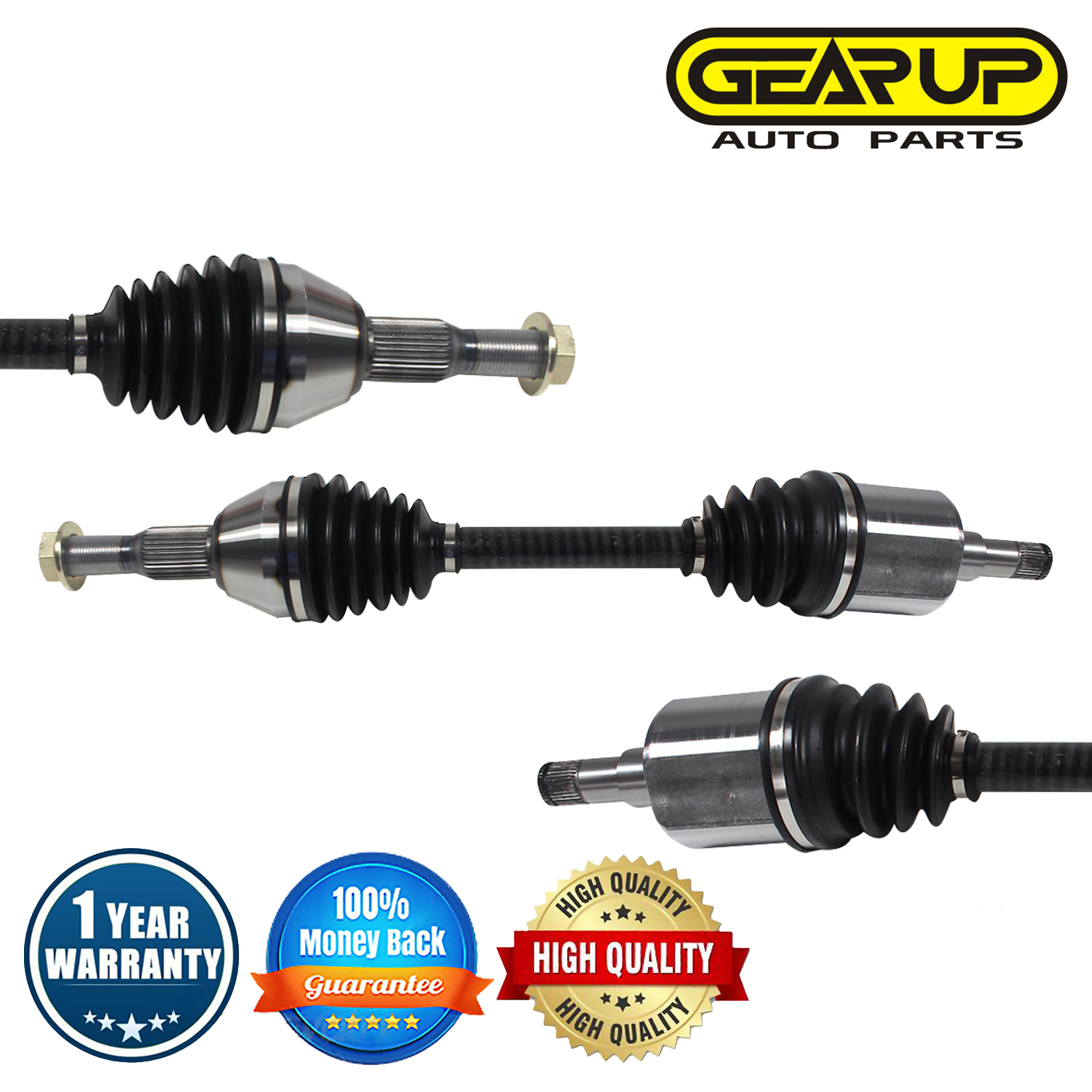 Pair Cv Axle Joint Assembly Front For Pontiac Grand Prix