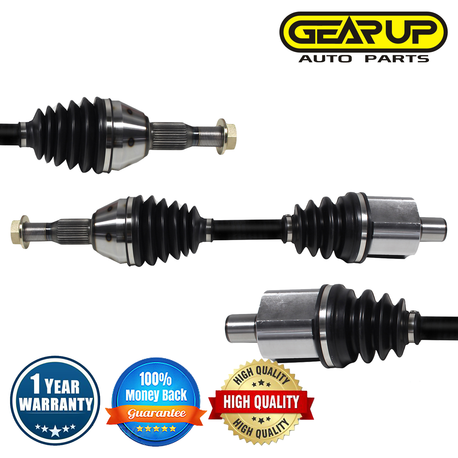 Pair Cv Axle Joint Assembly Front For Pontiac Grand Prix