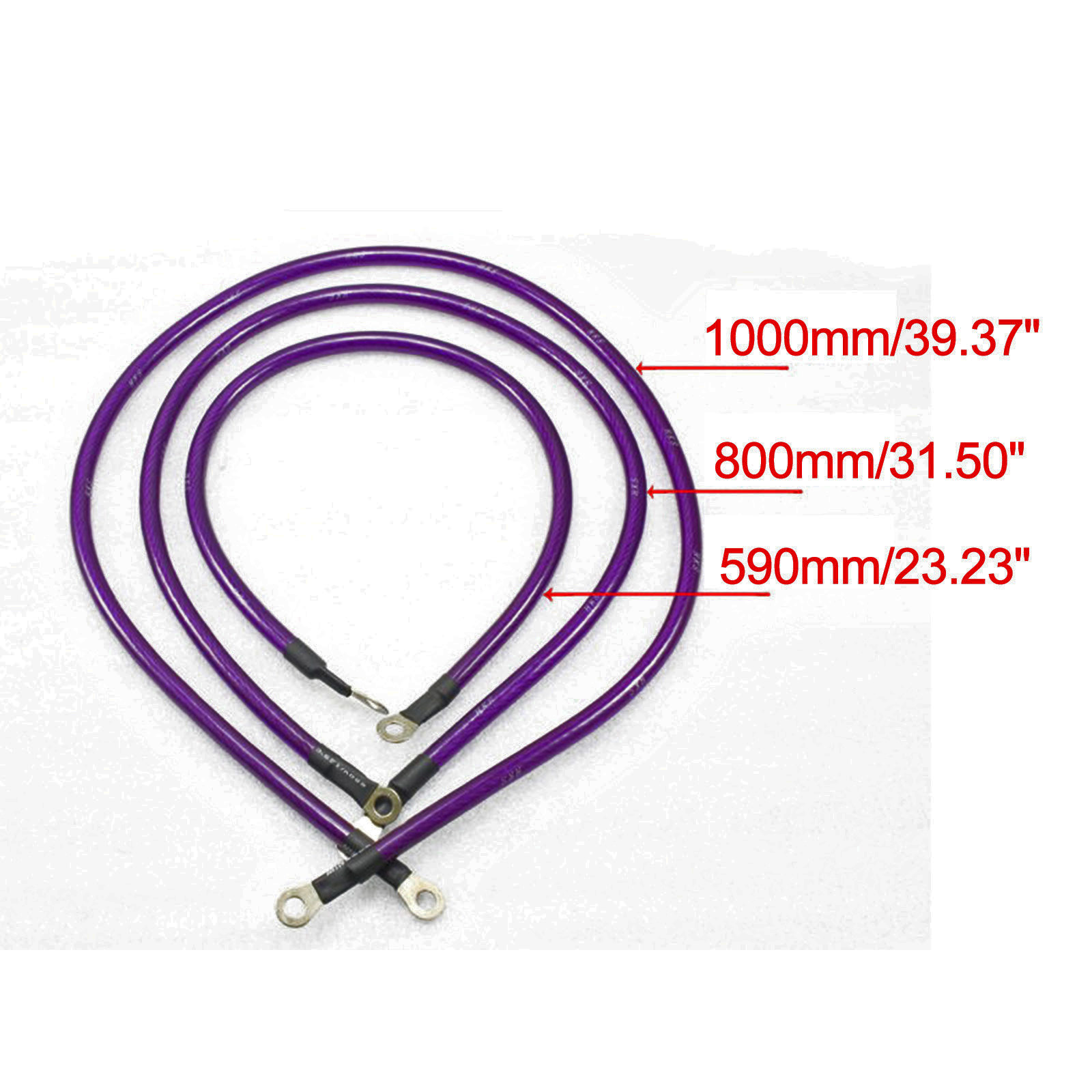 Universal 5 Point Car Grounding Ground Wire Performance Cable System