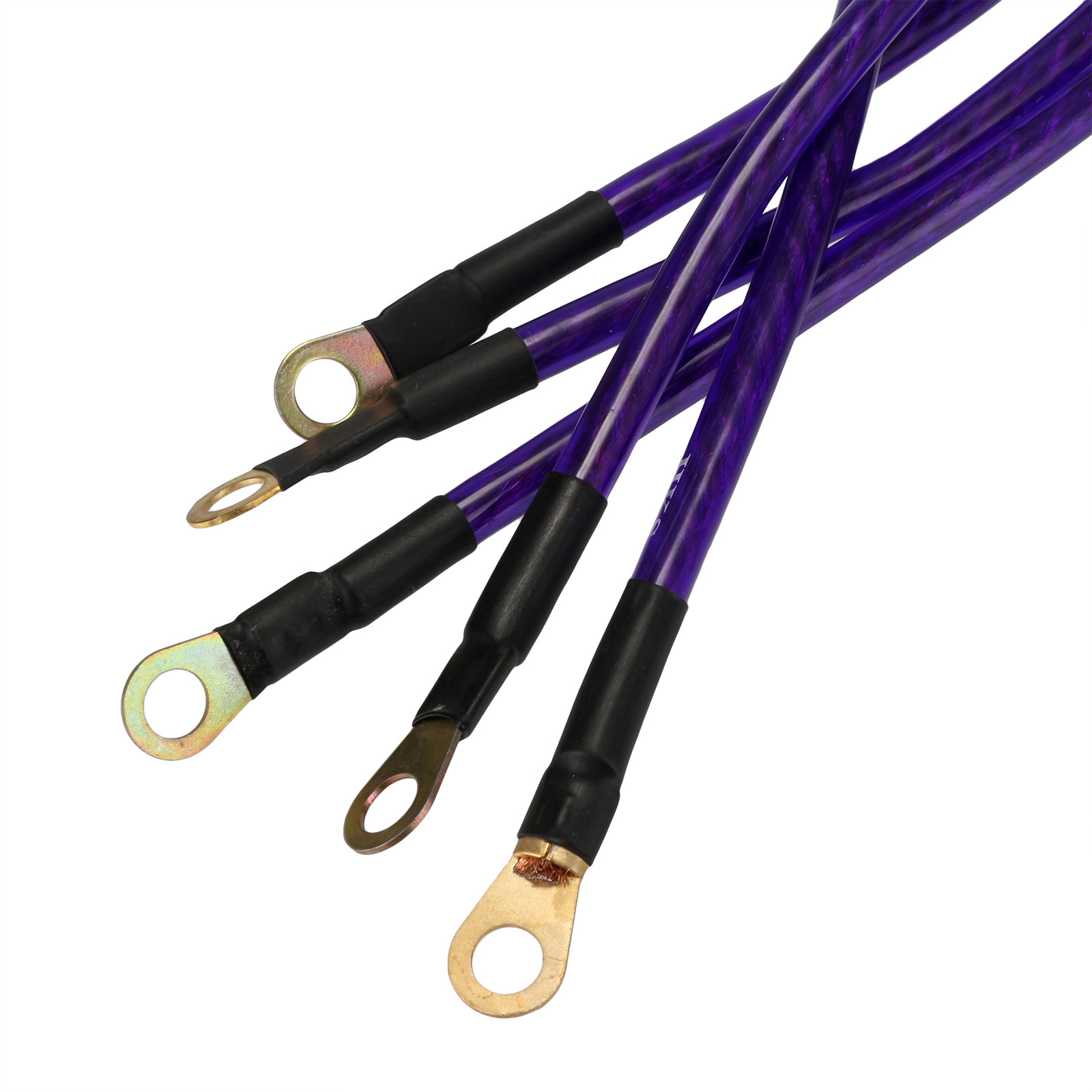 Universal 5 Point Car Grounding Ground Wire Performance Cable System