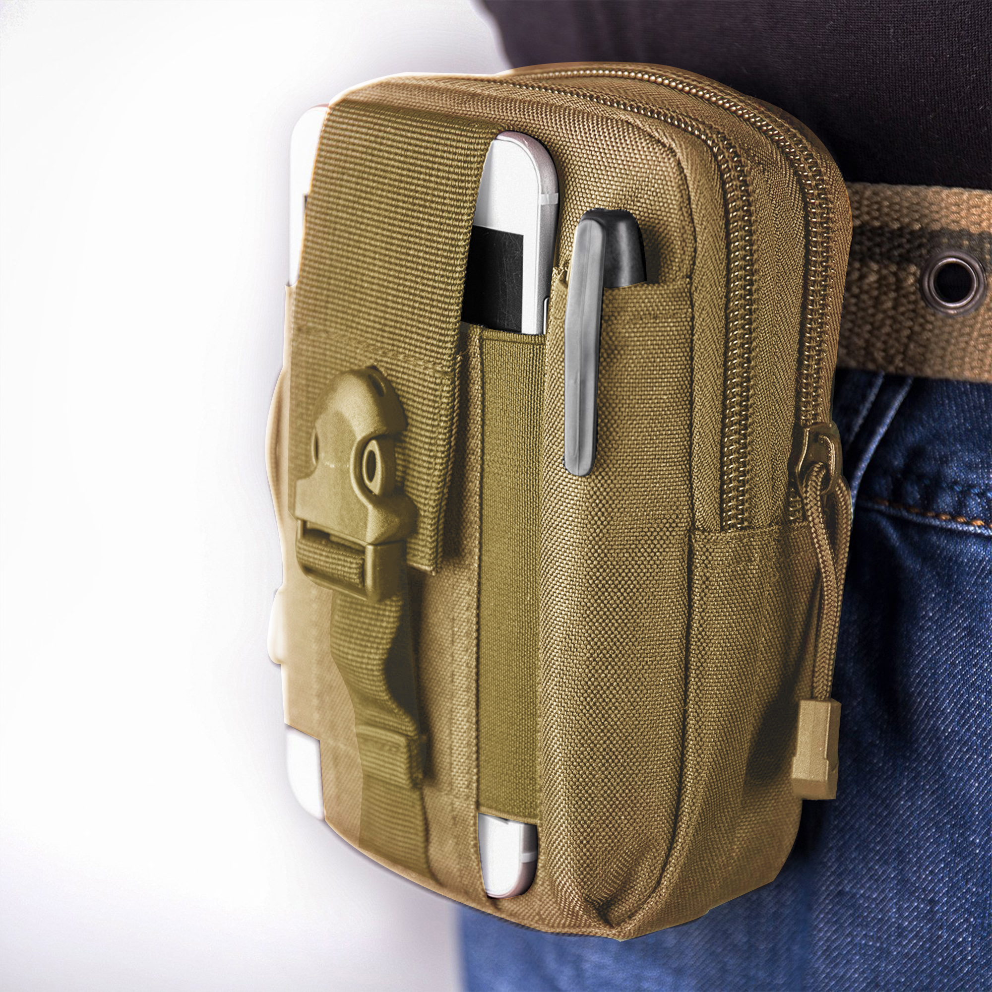 Tactical Molle Pouch Utility Gadget Belt Waist Bag with Cell Phone