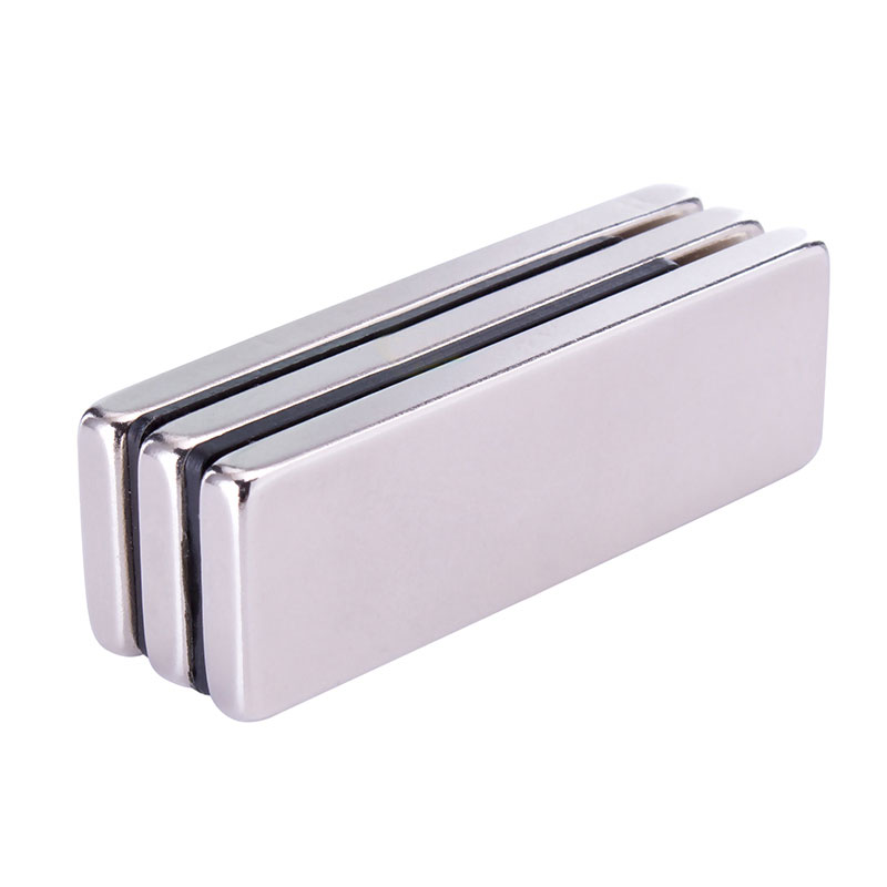 1x N48 Magnet 50 x 6 x 5 mm Neodymium Block Strong Magnetic Field