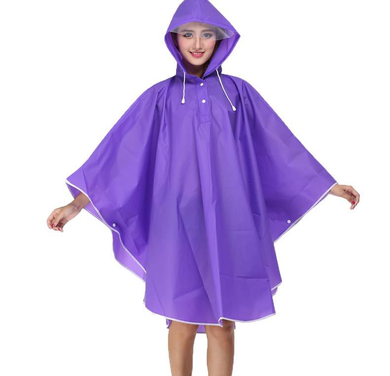 Bike Cycling Raincoat Rain Cape Poncho Hooodie Waterproof Windproof Rain Cover
