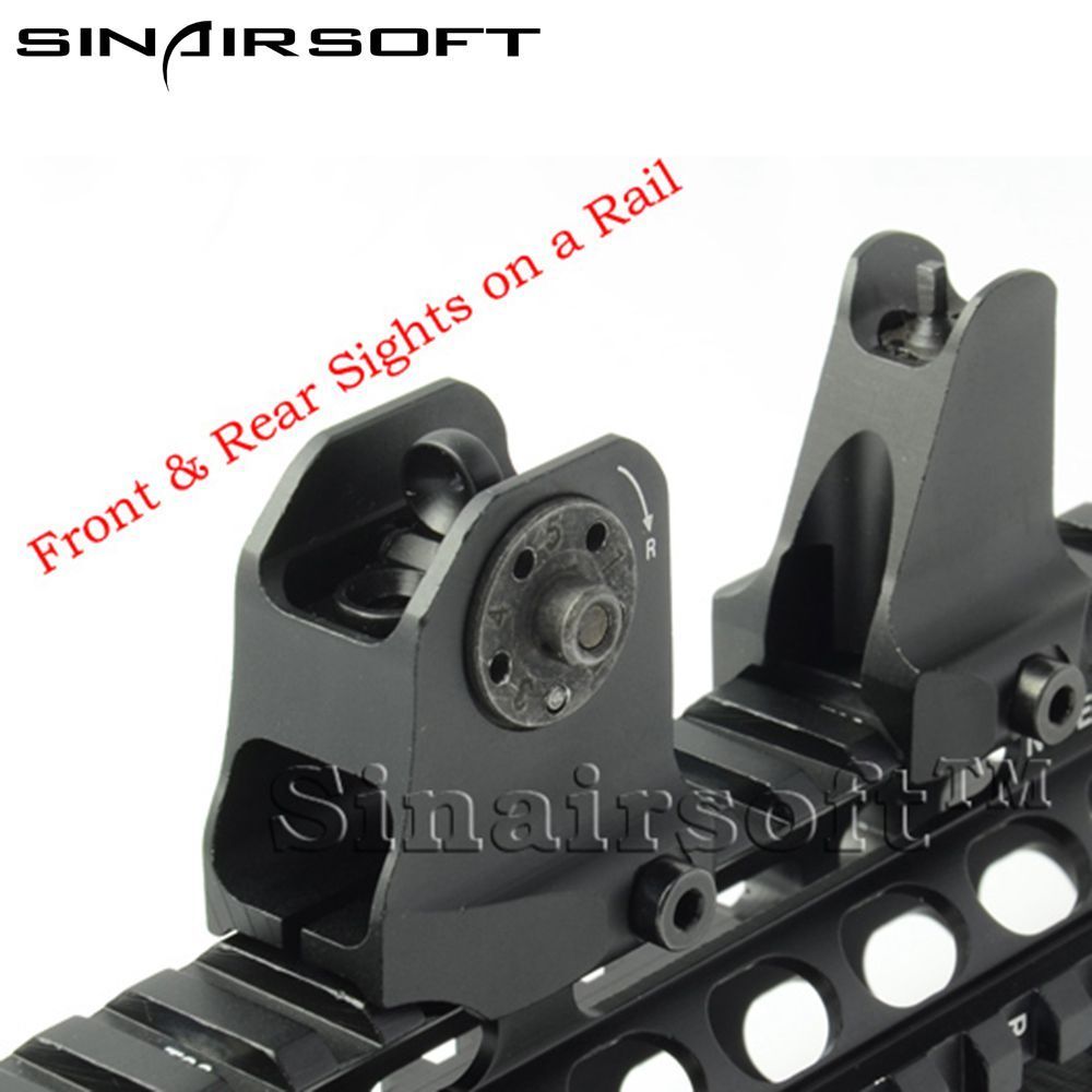 Tactical Rail Mount Fixed Front Iron Sight Weaver Picatinny Rail Sight Airsoft 871589475813 eBay