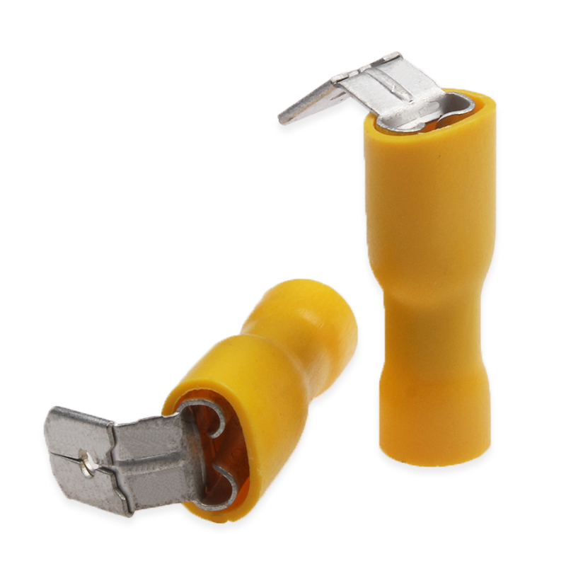 100pcs Piggyback Spade Wire Connector Crimp Terminals Fully Insulated