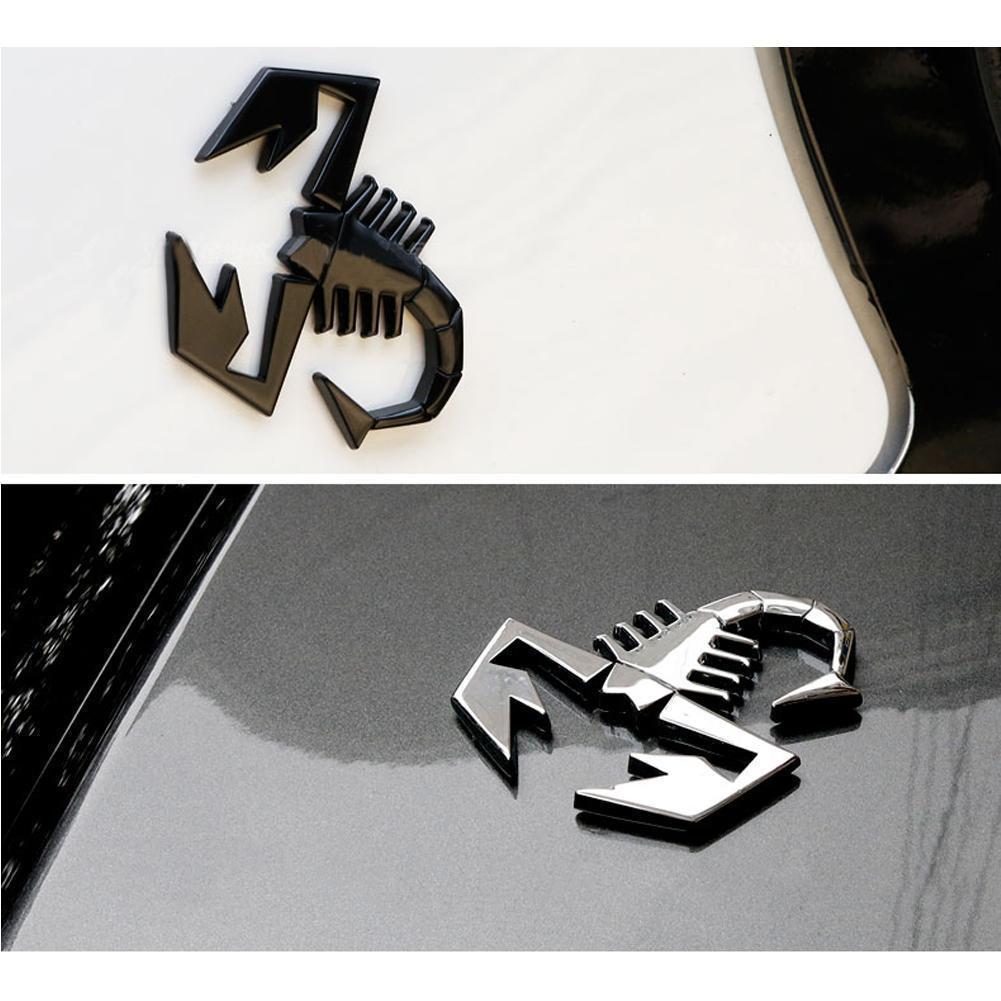 3D Metal Badge Scorpion King Emblem Logo Sticker Decal Chrome Adhesive