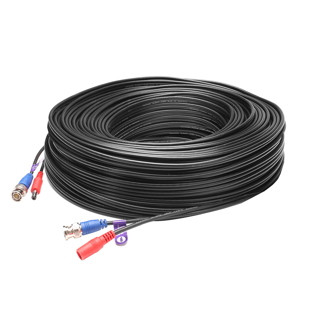 Loocam 200FT 60M BNC Cable Mini RG59 CCTV Security Camera Cable ...