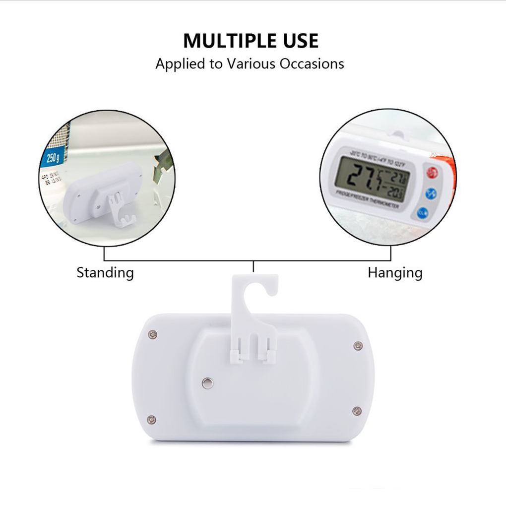 Hanging Waterproof Digital Refrigerator Thermometer Temperature Meter