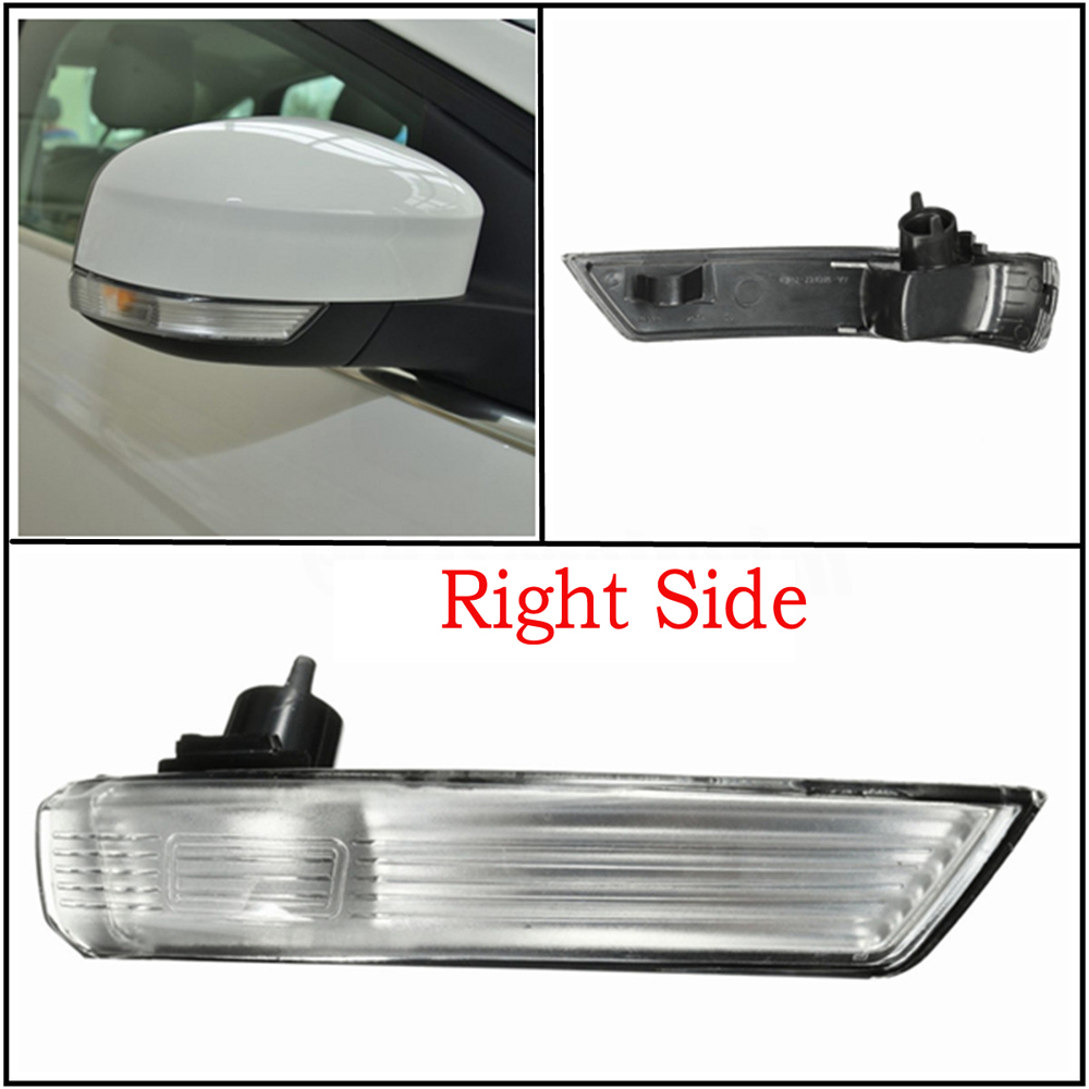 For Ford Focus 2008-2016 Left Wing Mirror Indicator Lens Turn Signal Light Frame