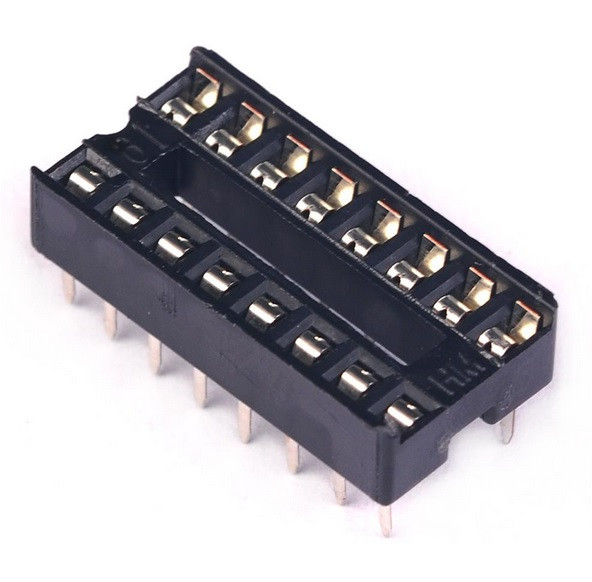 10Pcs new 16pin DIP IC Socket Adaptor Solder Type Socket Pitch Dual