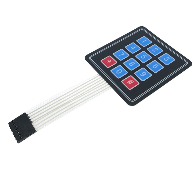 2//5PCS 4x3 Matrix Array 12 Key Membrane Switch Keypad Keyboard For Arduino AVR