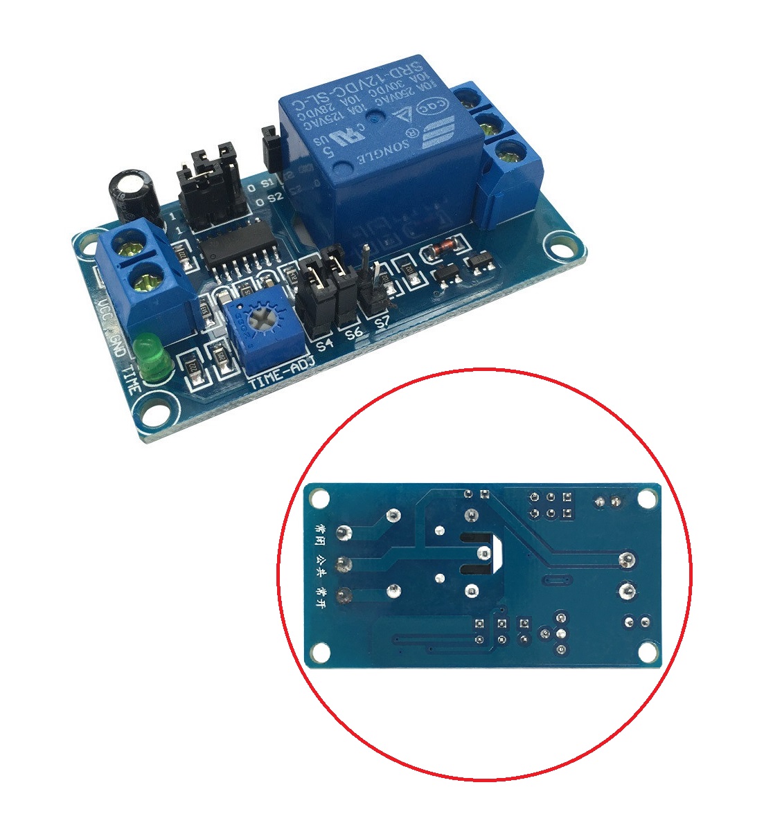 DC 12V Delay Relay Time Delay Turn on//Delay Turn off Vibration Switch Modul N#S7