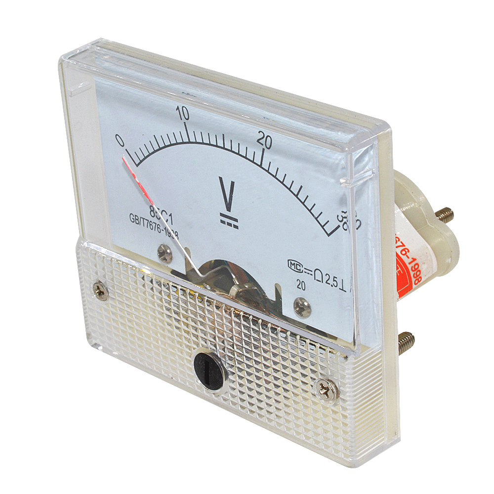 DC 30V Analog Panel Volt Voltage Meter Voltmeter Gauge 85C1 030V CA eBay