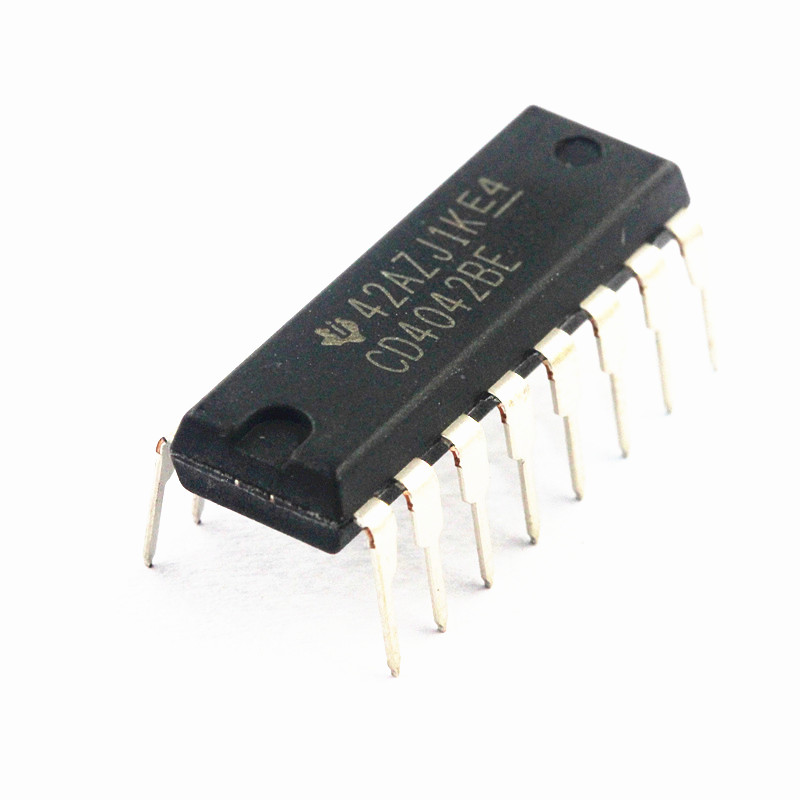 5 Pcs NEW CD4042 CD4042BE CMOS Quadruple Clocked D Latch DIP-16