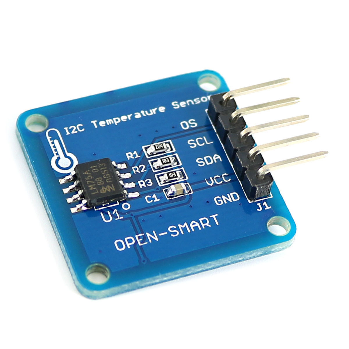 LM75A IIC I2C Alta Precisión Digital Temperatura Sensor Tablero Módulo