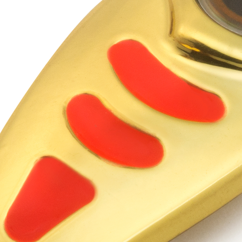 kerSmall Pea Gold Silver Freshwater Metal Spinner Spoon Fishing Lure Hard Baits