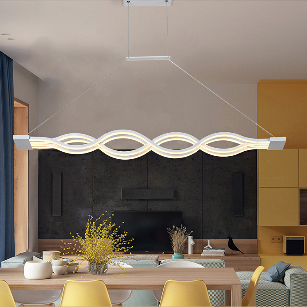 LED Warmweiß Design Hängeleuchte Pendelleuchte Deckenlampe Wohnzimmer