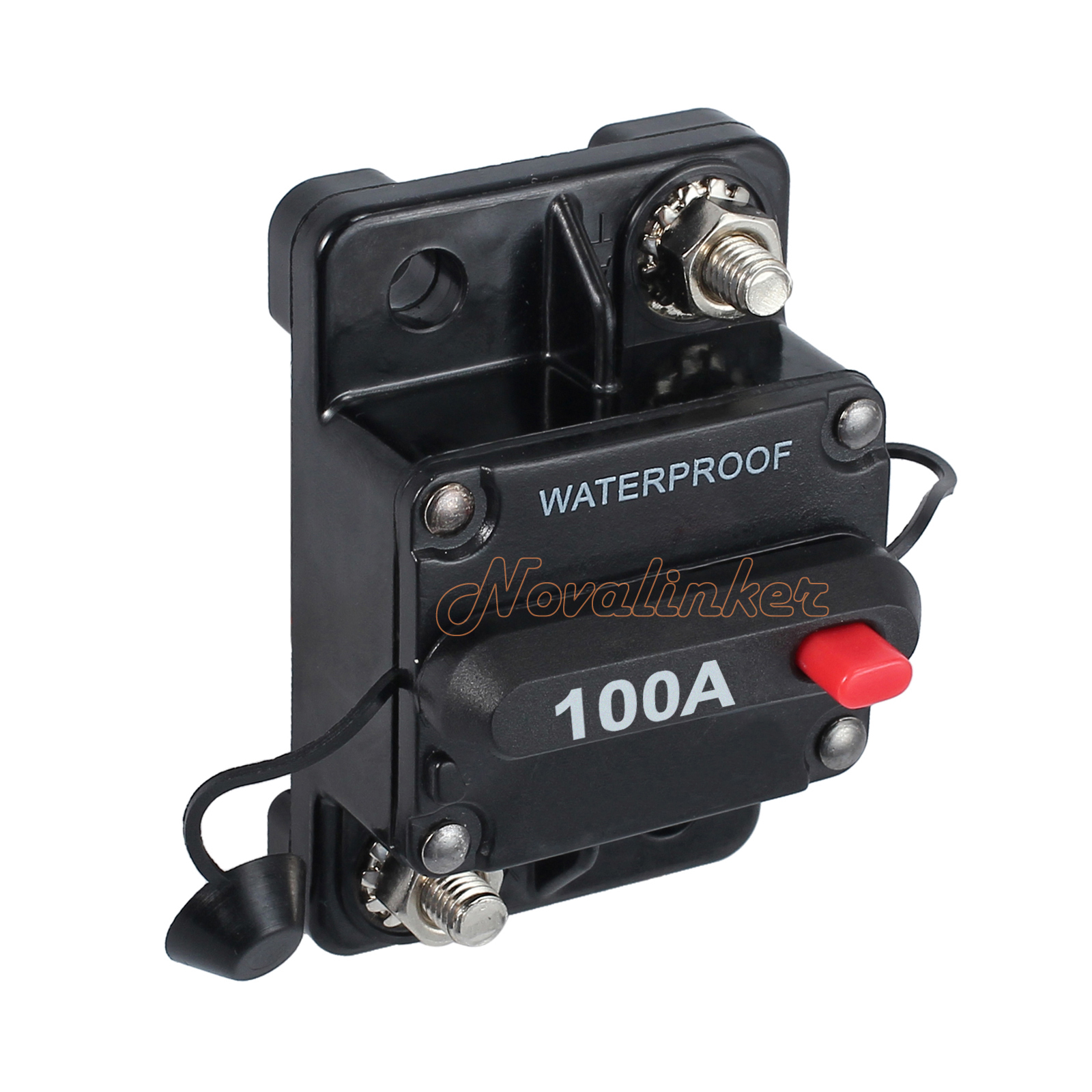 100A AMP Circuit Breaker Dual Battery IP67 Waterproof 12V 24V Fuse Reset AU 612520531546 eBay