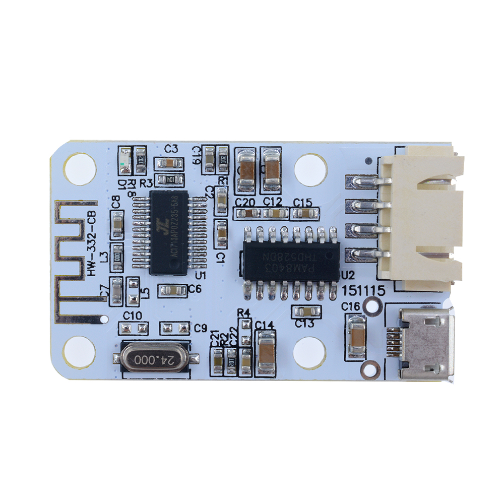 Bluetooth Receiver 4.0 Audio Board Wireless Stereo Digital Amplifier 5V Mini USB