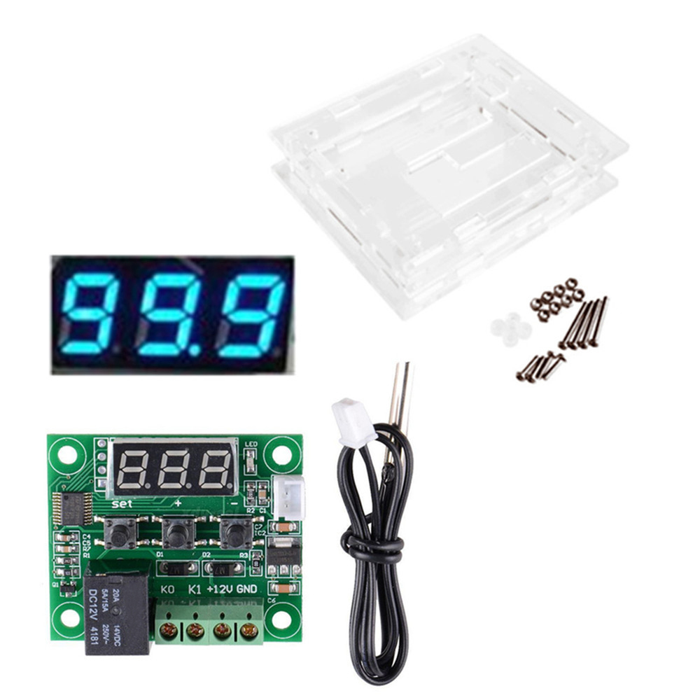 50 to 110℃ Thermostat Control Relay Digital Temperature Controller Temp Sensor
