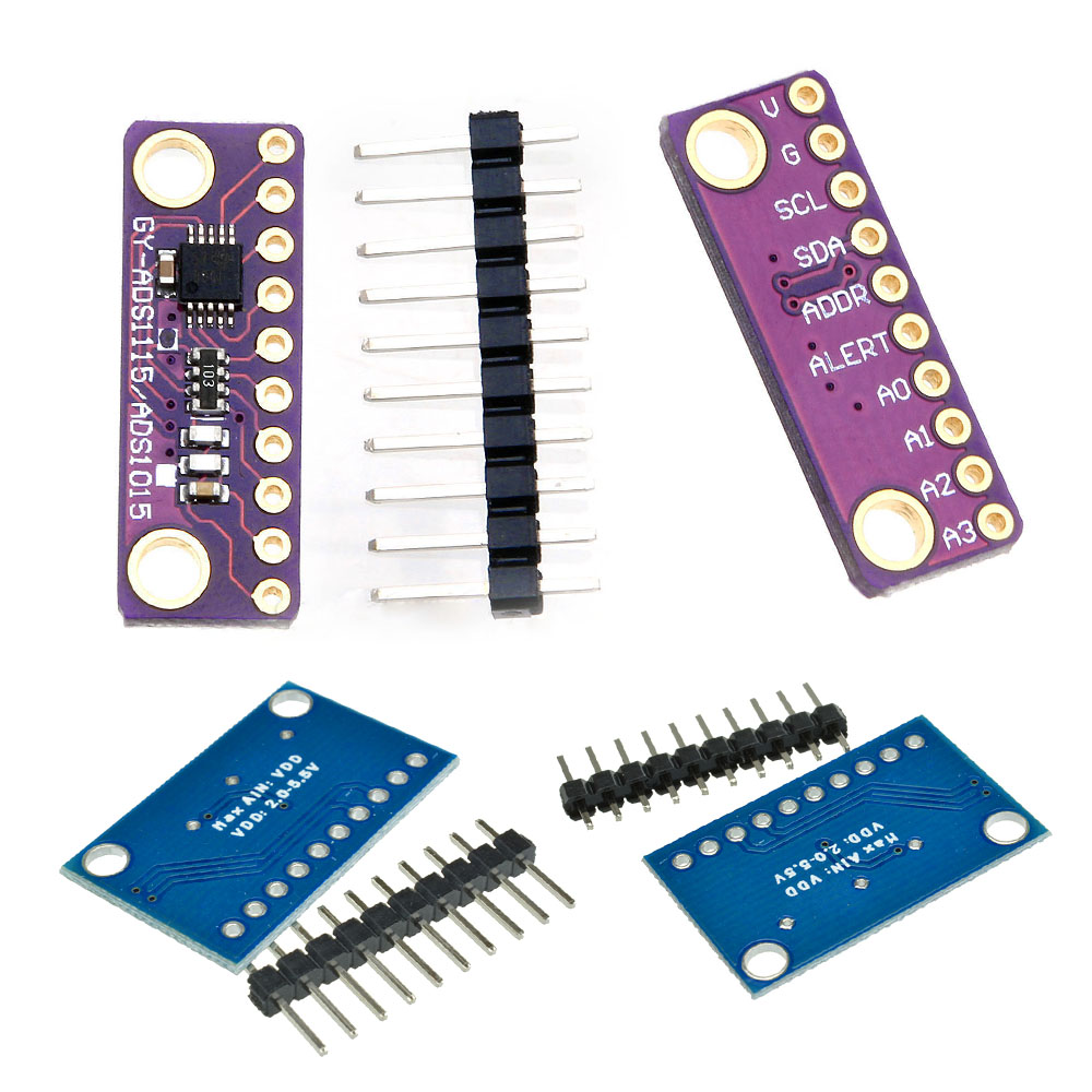16 Bit I2C 4 Channel ADS1115 Module ADC With Pro Gain Amplifier For Arduino
