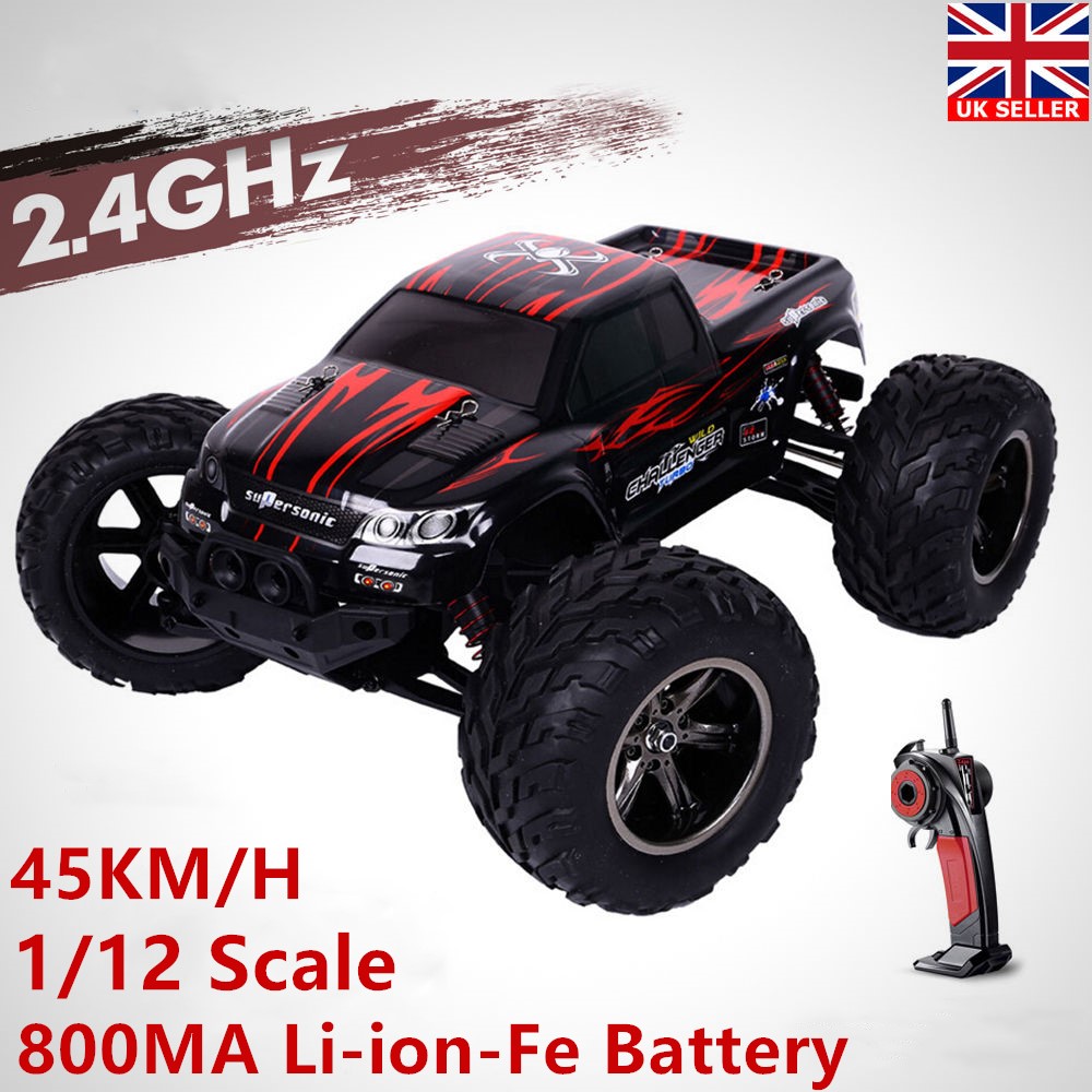 40+MPH 1/12 Scale RC Car 2.4G 4WD High Speed Fast Remote Controlled
