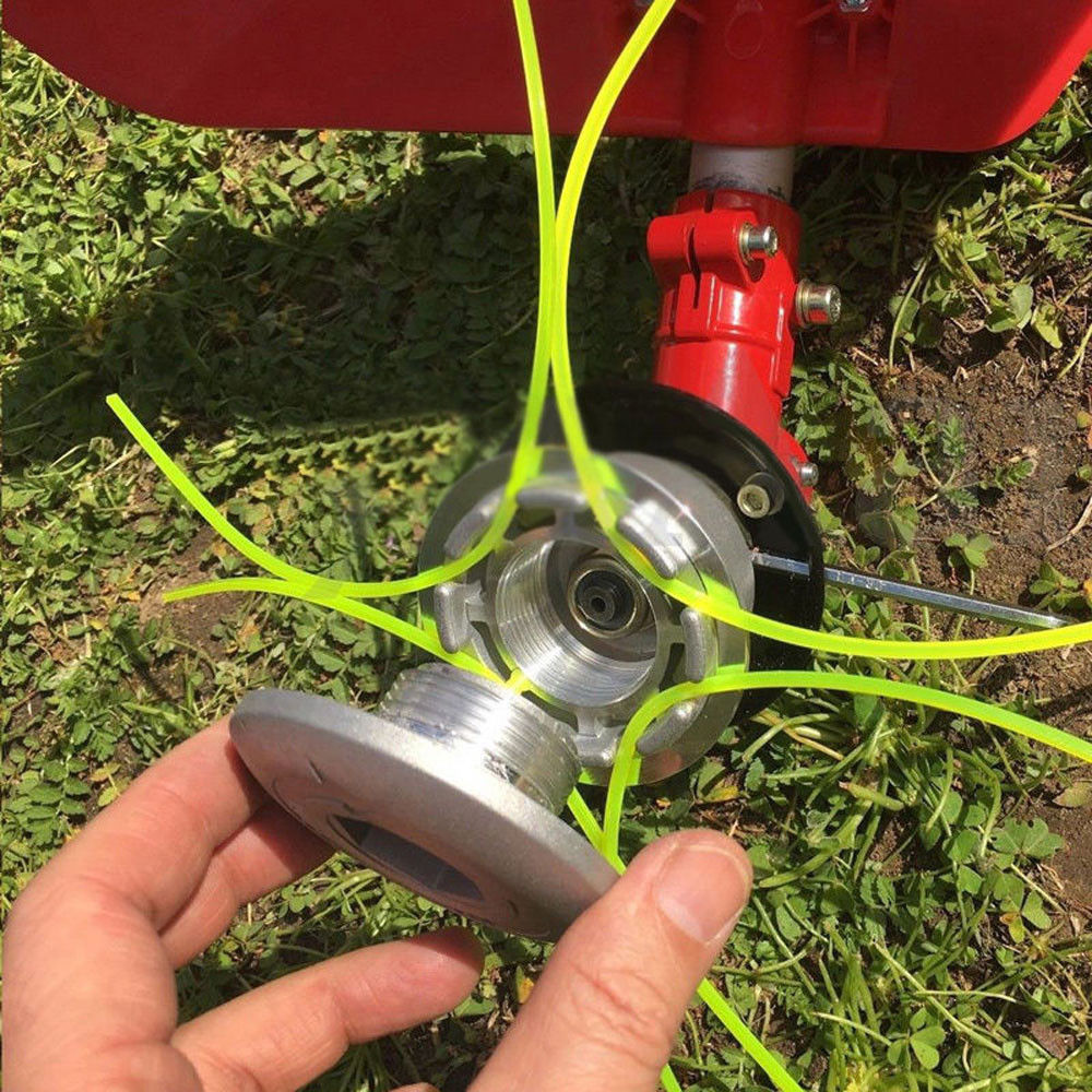 DE Alu Fadenkopf Mähkopf Motorsense Freischneider Zubehör + 15m 2,4mm