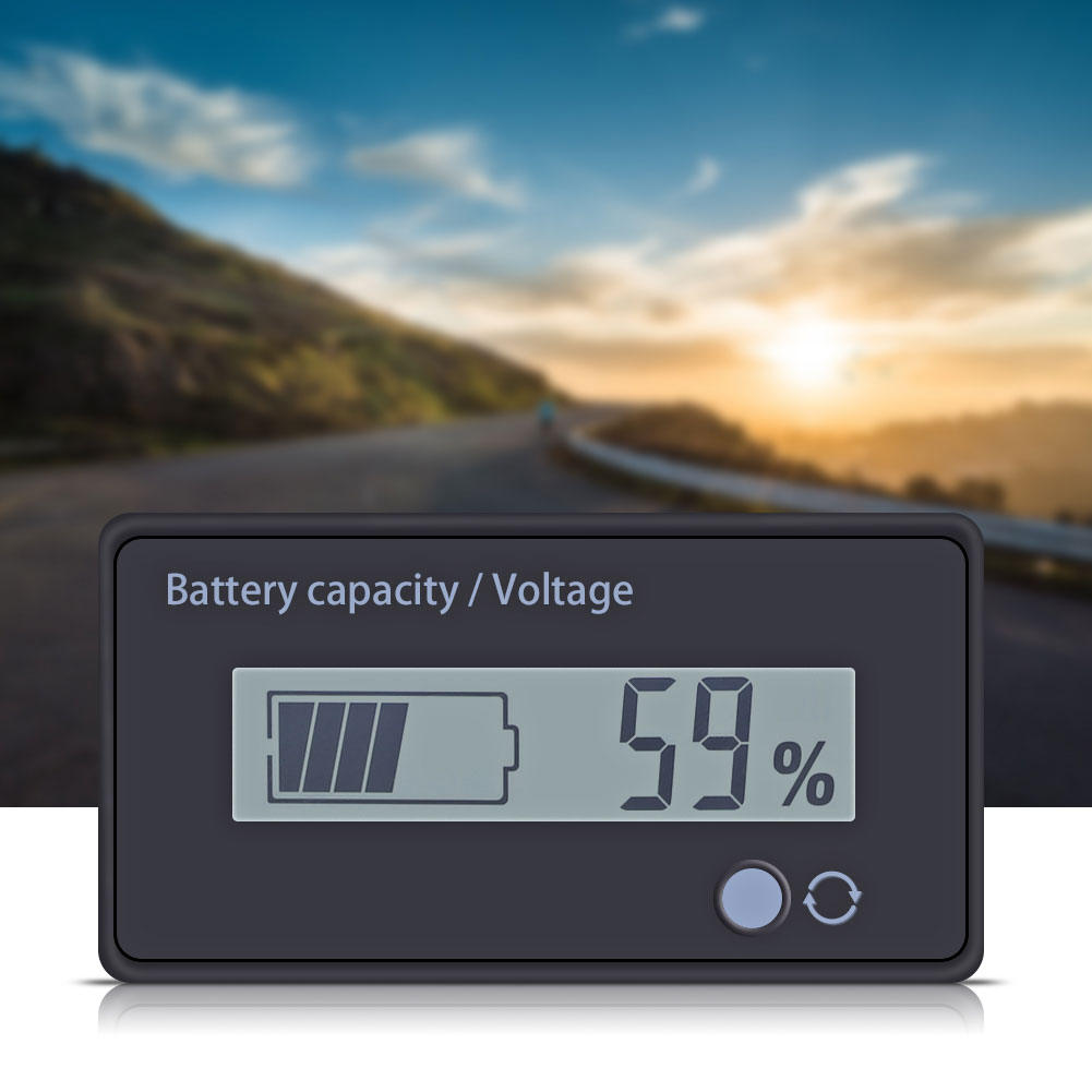 12V Lead Acid Battery Fuel Gauge Indicator Meter 12 Volt SLA AGM GEL