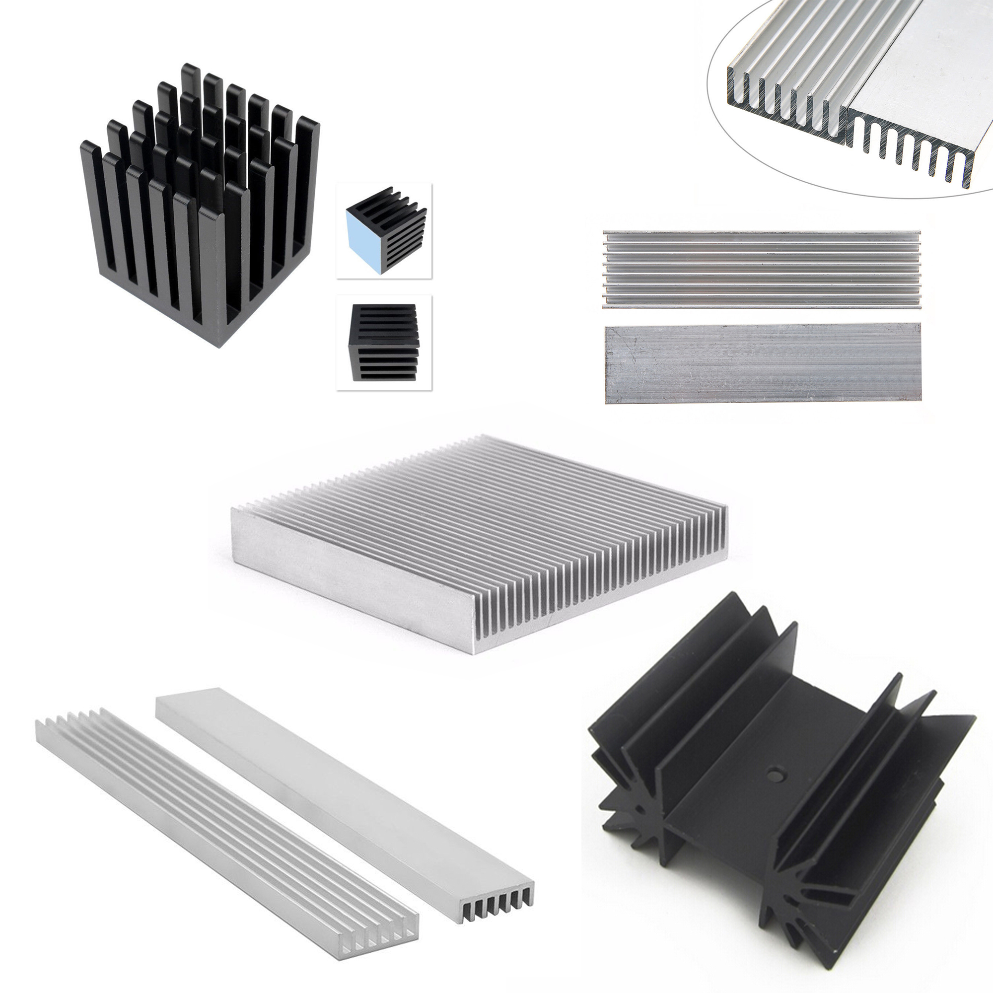35x42x25.4mm IC Aluminum Heat Sink Cooling Fin for Module Mosfet Transistors 35x42x25.4mm IC Aluminum Heat Sink Cooling Fin for Module Mosfet Transistors
