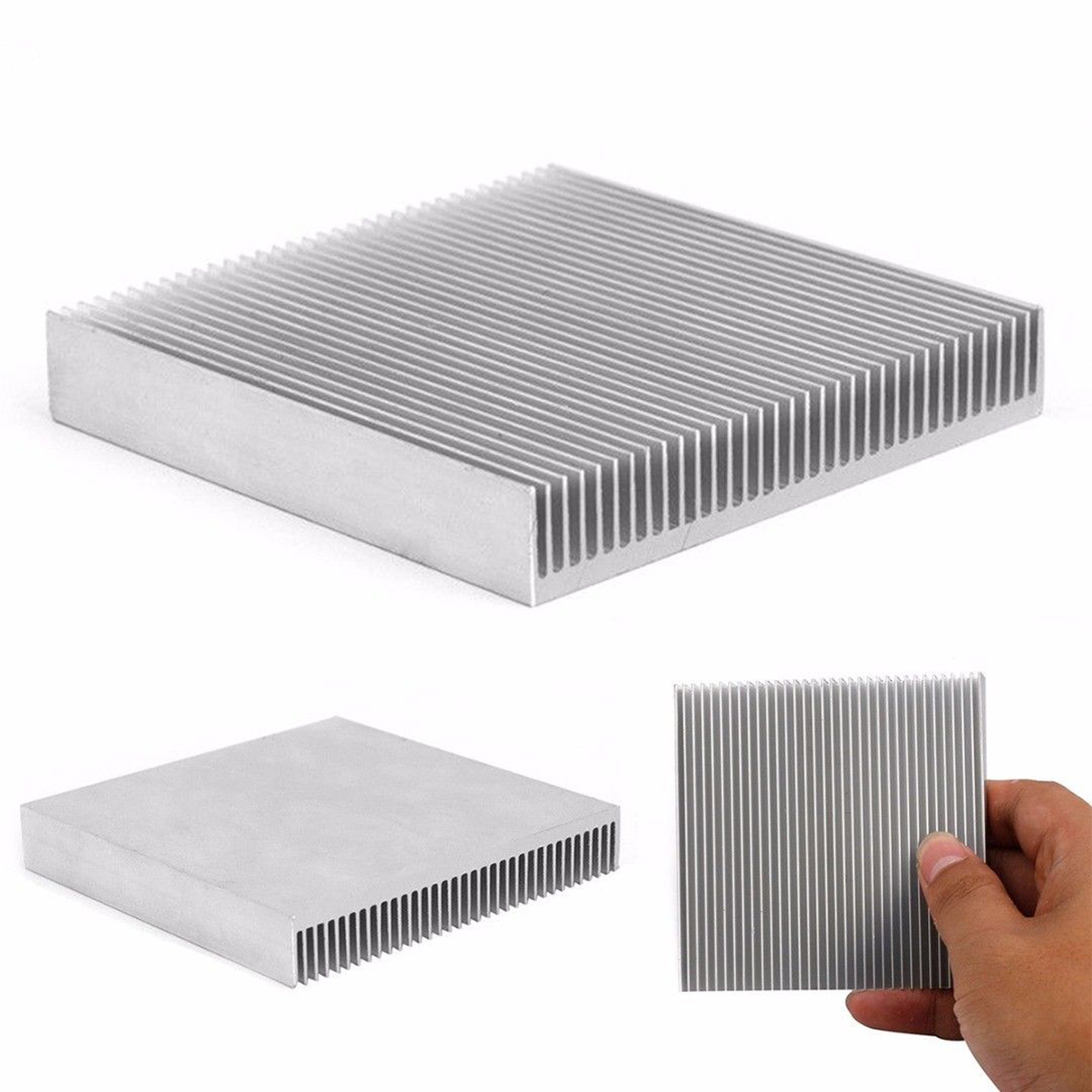 FemiaD Aluminum LED Amplifier Transistor Heat Sink Cooling Kit Fin 150mmx20mmx6mm