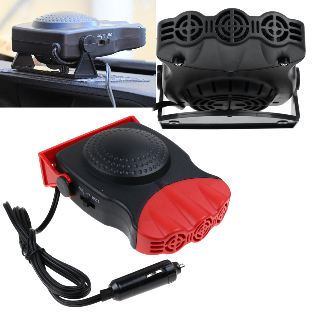 12V Car Heater Cooler Demister Defroster Windscreen Screen Dash The