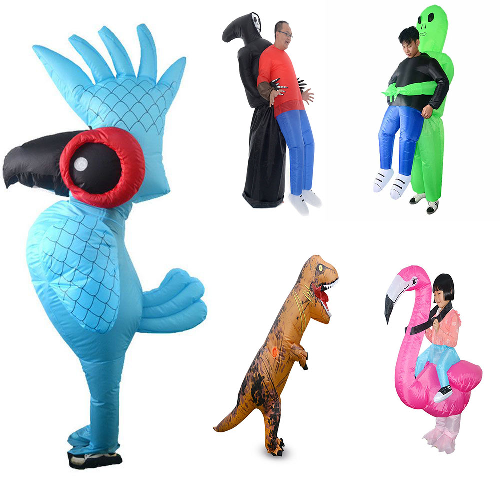 Inflatable Costume Ghosts Parrot Flamingo Alien Dinosaur Cosplay