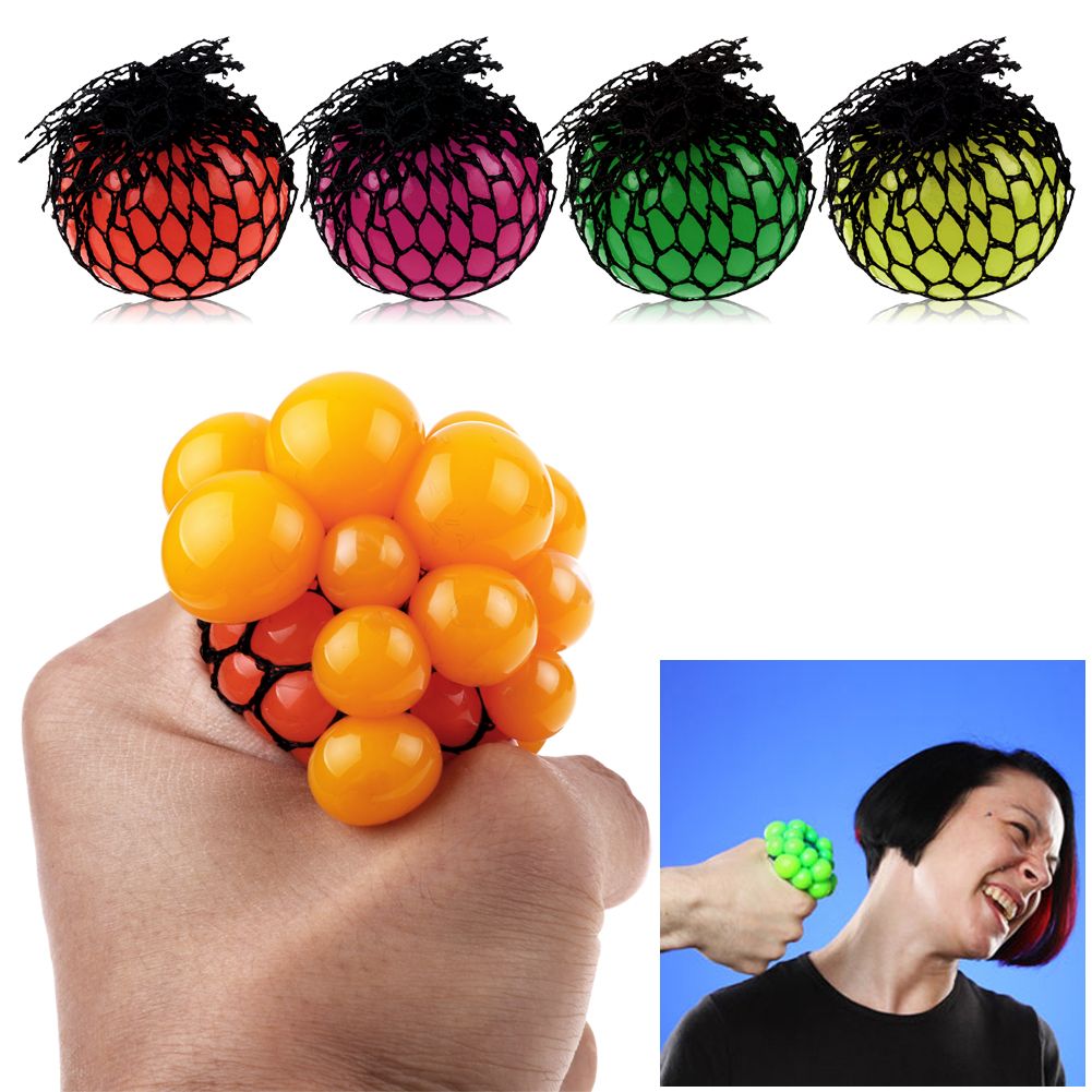 Squishy Mesh Ball Sensory Toy Fiddle Stress Sensory Autism ADHD