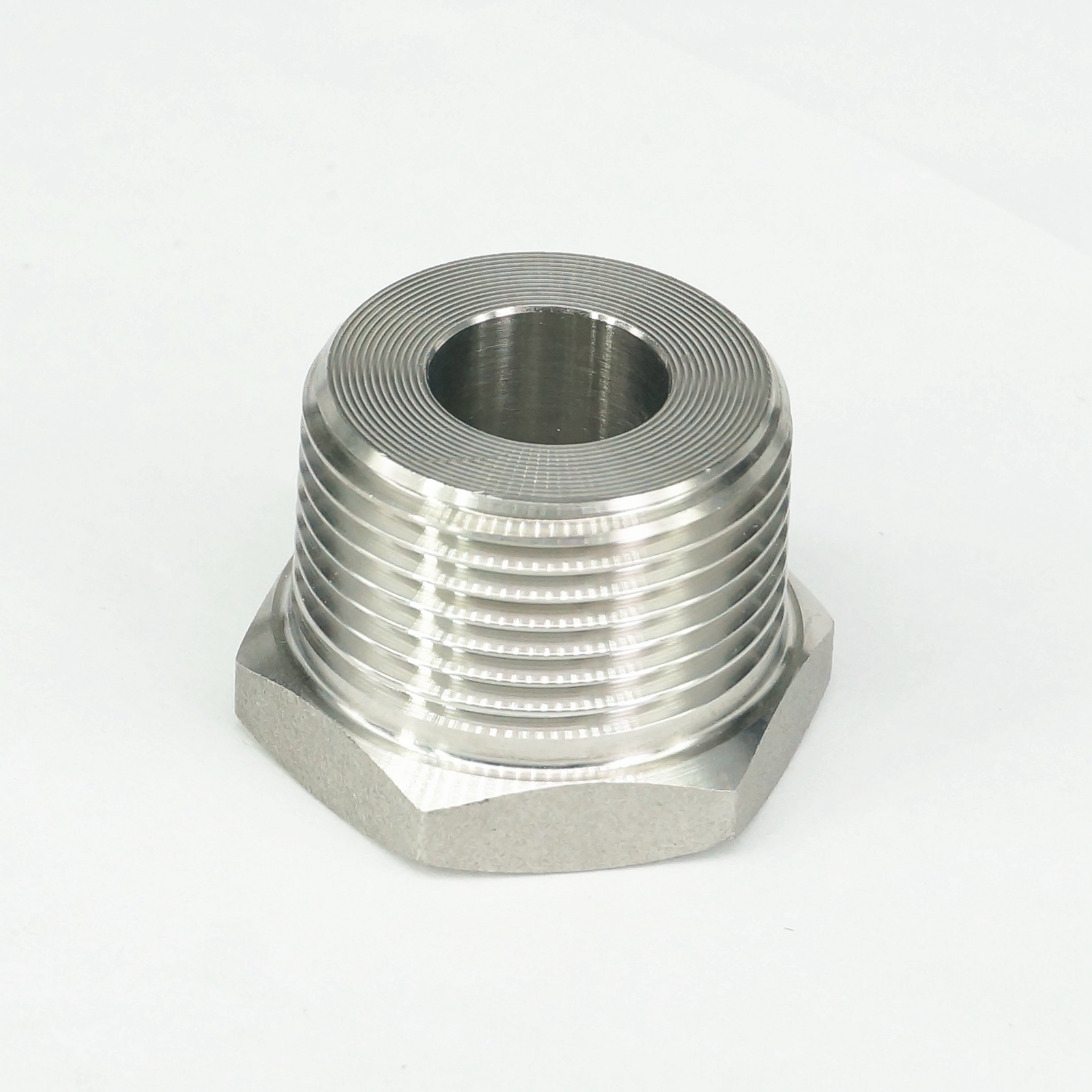 Max Pressure 1000 PSI 1//8/"-2/" NPT 304 Stainless Reducing Bush Forged Fitting