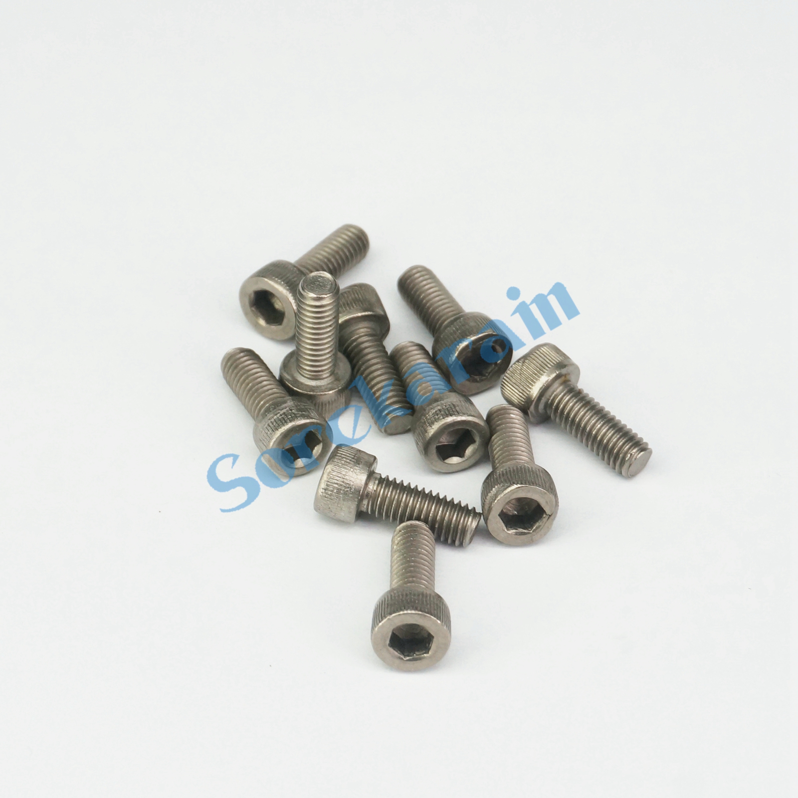 LOT 10 M6 x 45mm GR2 Titanium Hex Socket Head Cap Screw Bolt Anti Acid Corrosion