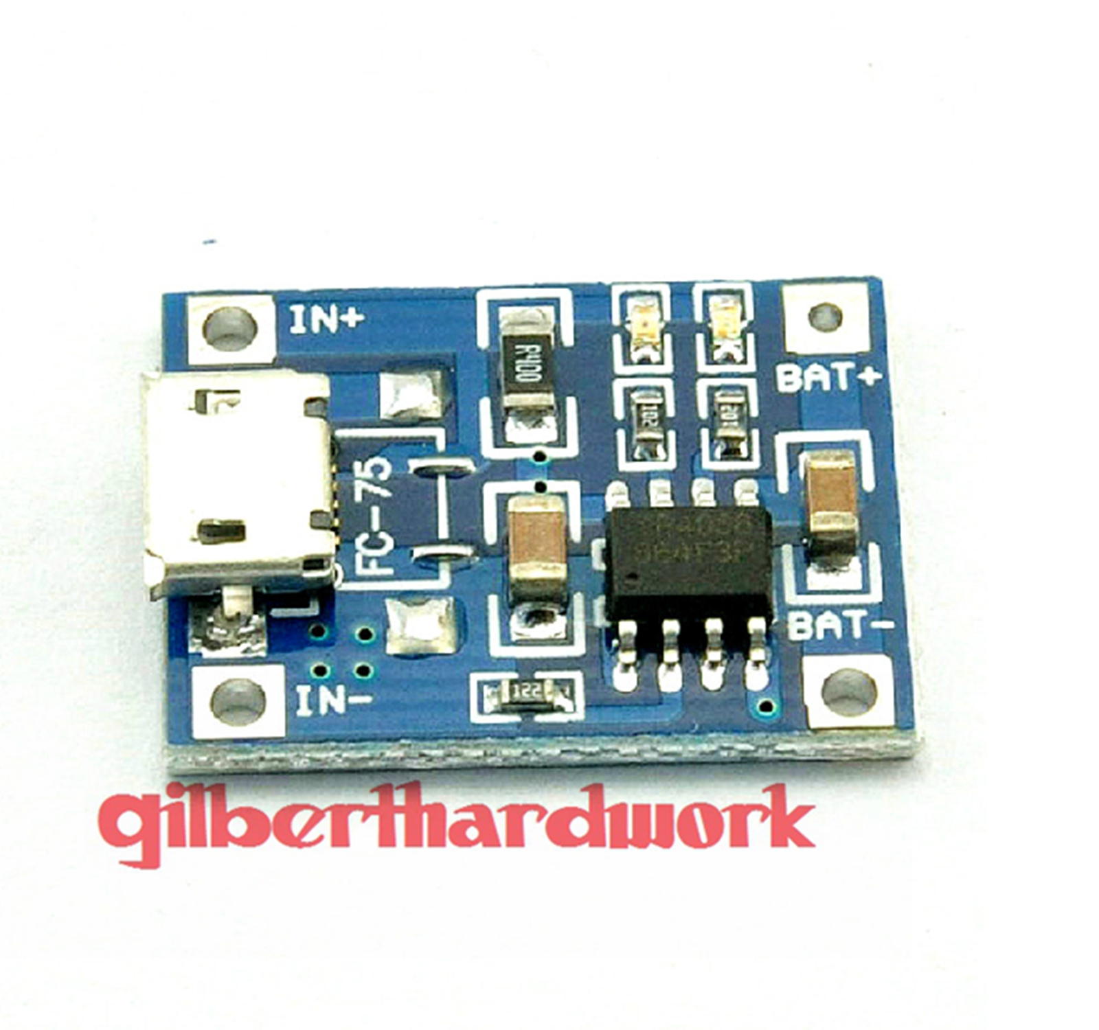 Details about Tp4056 1A Lithium Battery Charging Board Charger Module Micro Interface Parts Details about Tp4056 1A Lithium Battery Charging Board Charger Module Micro Interface Parts
