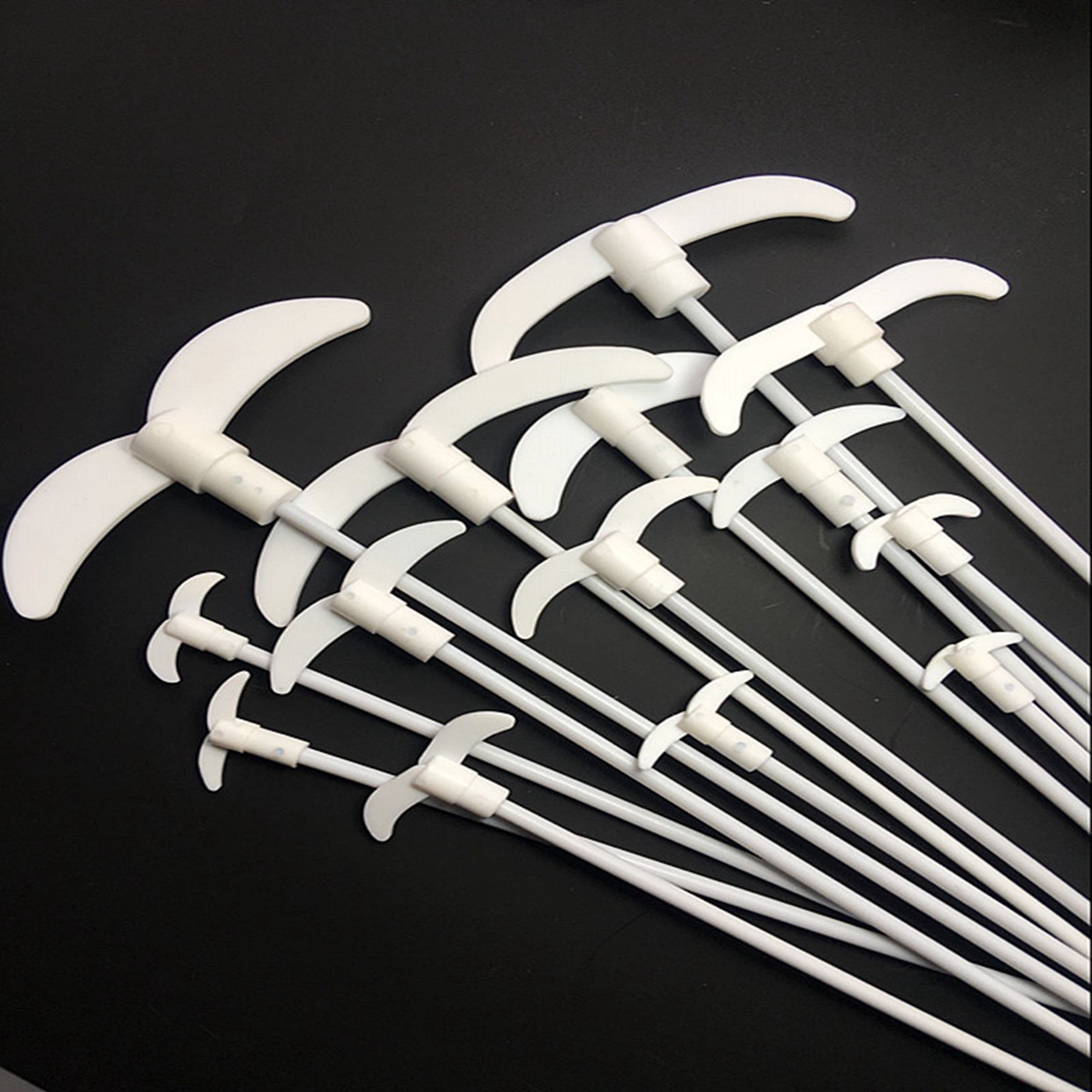 Length 250mm500mm 7mm Rod PTFE Stir Paddle Oar Stirrer Stirring Blade