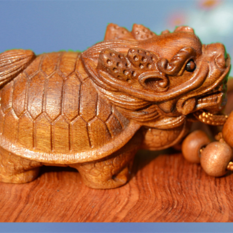 Exquisite Chinese Handmade Lantian jade Jade Dragon Pendant statue