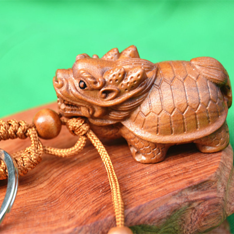 Exquisite Chinese Handmade Lantian jade Jade Dragon Pendant statue