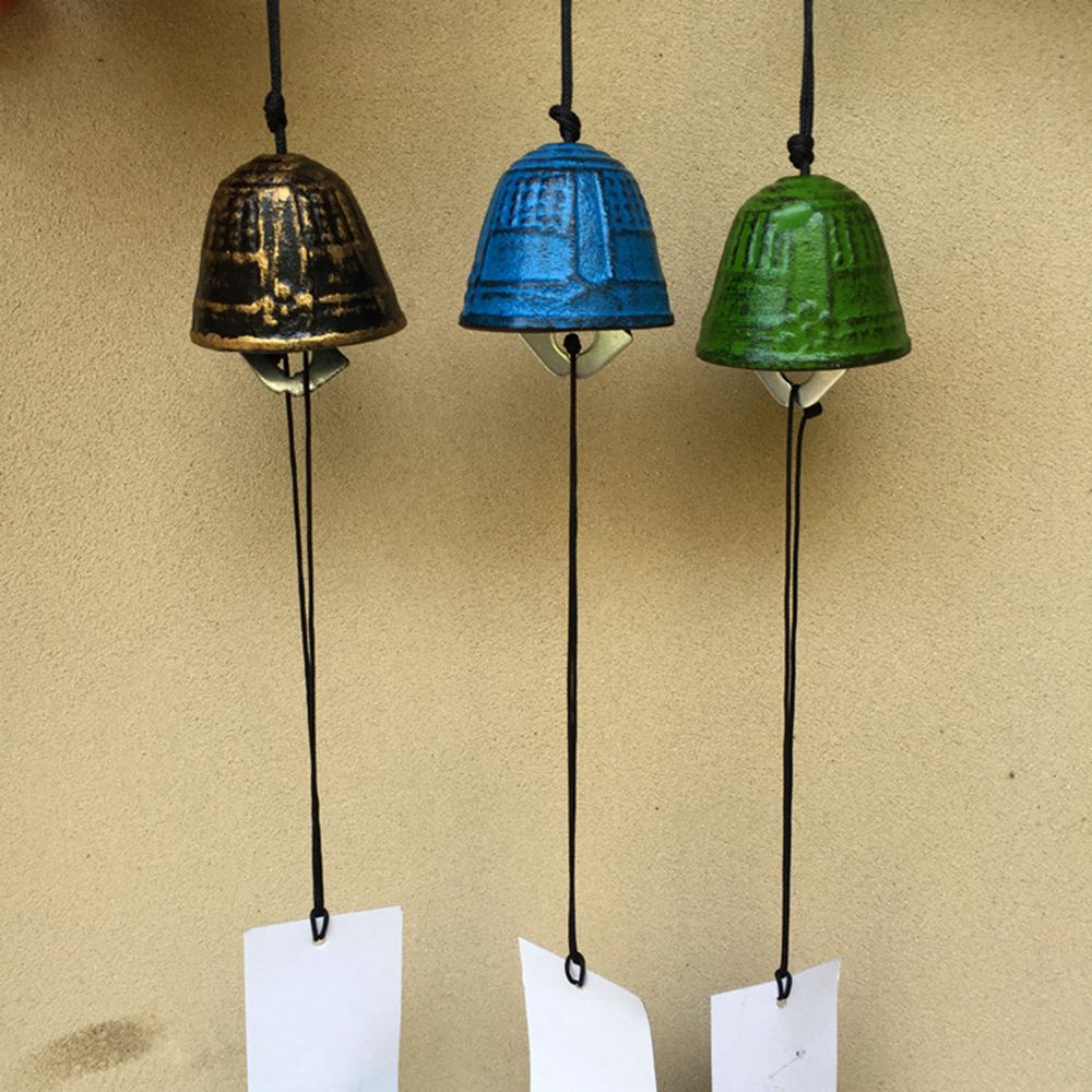 Temple Bell Japanese Wind Chime Hang Sound Clapper Home Garden Decor