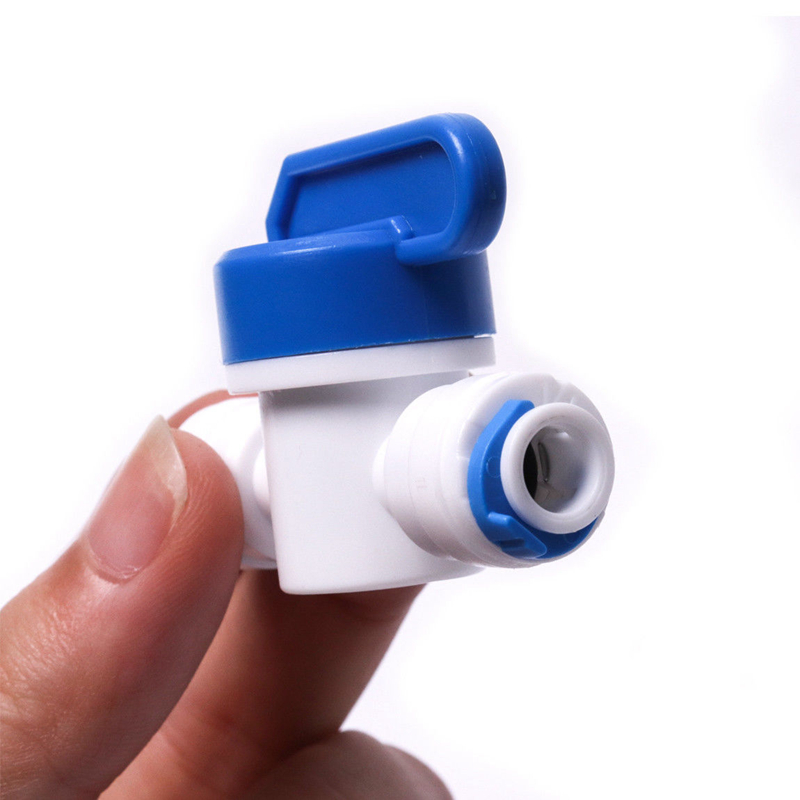 5Pcs 1//4/" vanne à bille Inline robinet Quick Connect PUSH FIT EAU OSMOSE INVERSE REVERSE Osmose Inverse