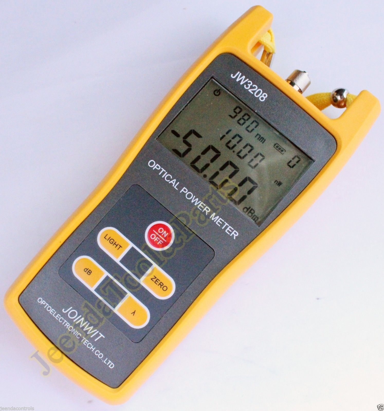 Handheld Optical Power Meter JW3208C Laser Fiber Optic Tool Tester 50