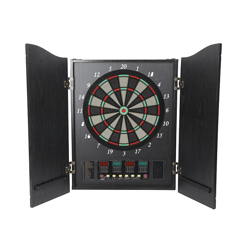 Portable Electric Dartboard 27 Games 16 Players Soft Tips Console