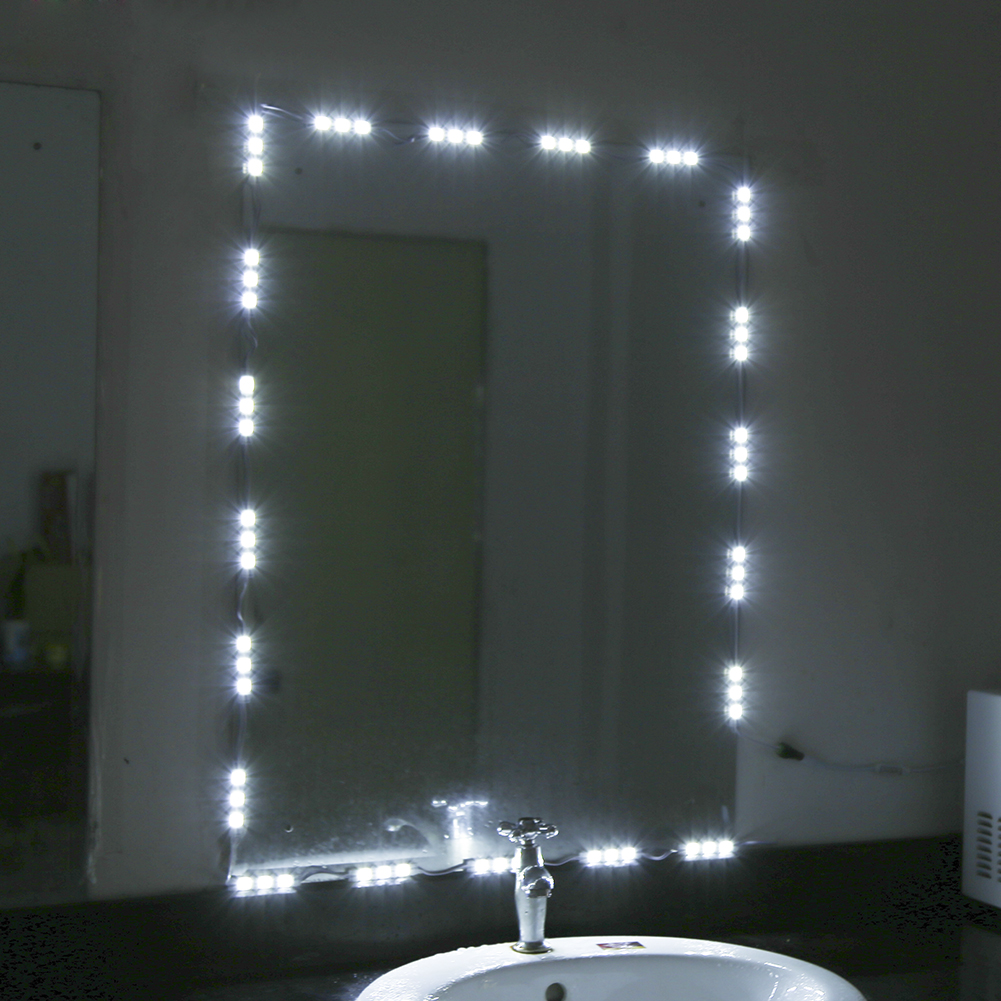 White LED Light Strip Module Kit Dressing Makeup Cosmetic Vanity Mirror