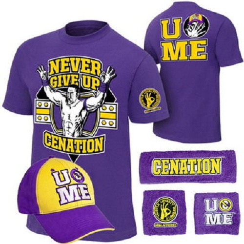 Mens Youth Kids John Cena Green T-shirt/&Cap/&Wristband/&Sweatband Collection NEW