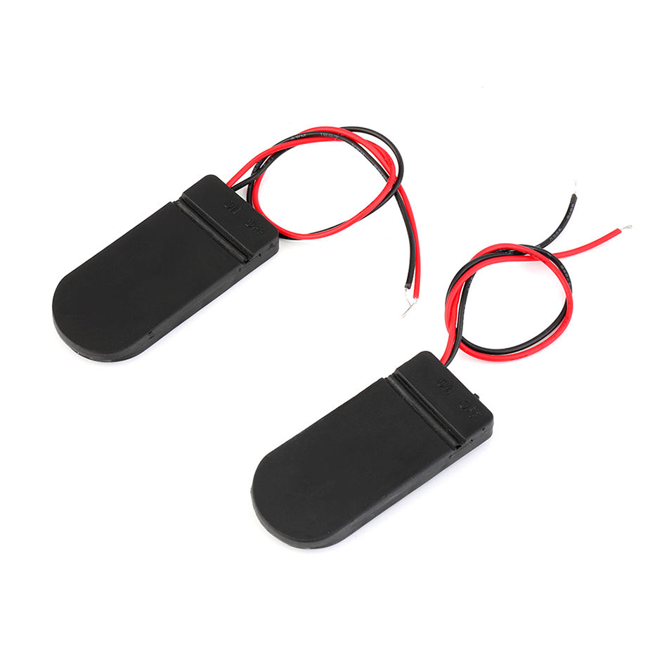 5PCS Case Box Battery Holder CR2032 Button Coin Cell 6V 