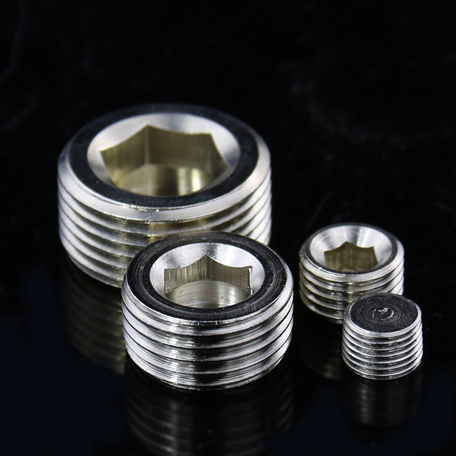 1/8" BSP Male 304 Stainless Steel Pipe Countersunk Plug Internal hex head socket eBay